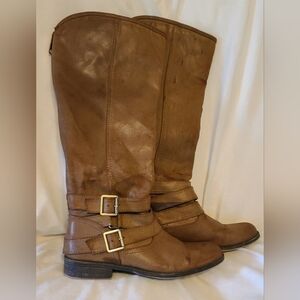 Madden Girl knee boots tan brown sz 9.5